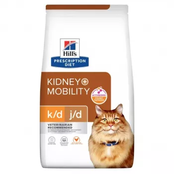 HILL'S PD K/D Kidney + Mobility Chicken - kuiv kassitoit - 3kg