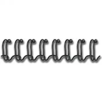 Fellowes - Binding Wire - 8 mm - 297 mm - 34 rings - A4 (210 x 297 mm) - 60 Sheets - Must - 100 tk. (53261)