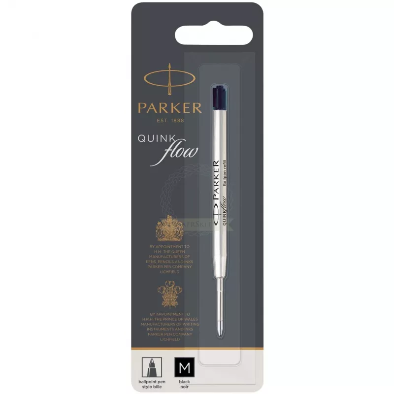 Parker Quinkflow Mine M must Pastapliiatsi täidis (Blister)