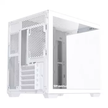 Arvutikorpus DarkFlash B275 (valge) mid-tower ATX ühilduv, eesmine I/O, karastatud klaas