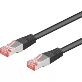 Wentronic Goobay CAT 6 Patch-kaabel, S/FTP (PiMF), must, 5 m - LSZH halogeenivaba, vask (68700)