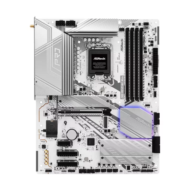 Emaplaat ASRock Z890 Pro RS WiFi White Intel Z890 LGA 1851 ATX