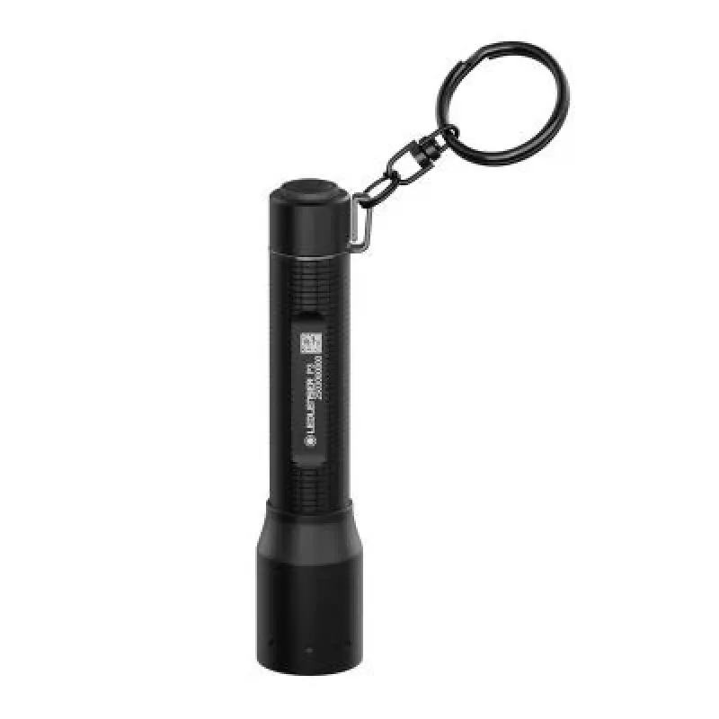 Võtmehoidja taskulamp Ledlenser P3 Must — kompaktne alumiiniumist LED-taskulamp, AAA, kuni 130 lm, IP54, 3 võimsustaset