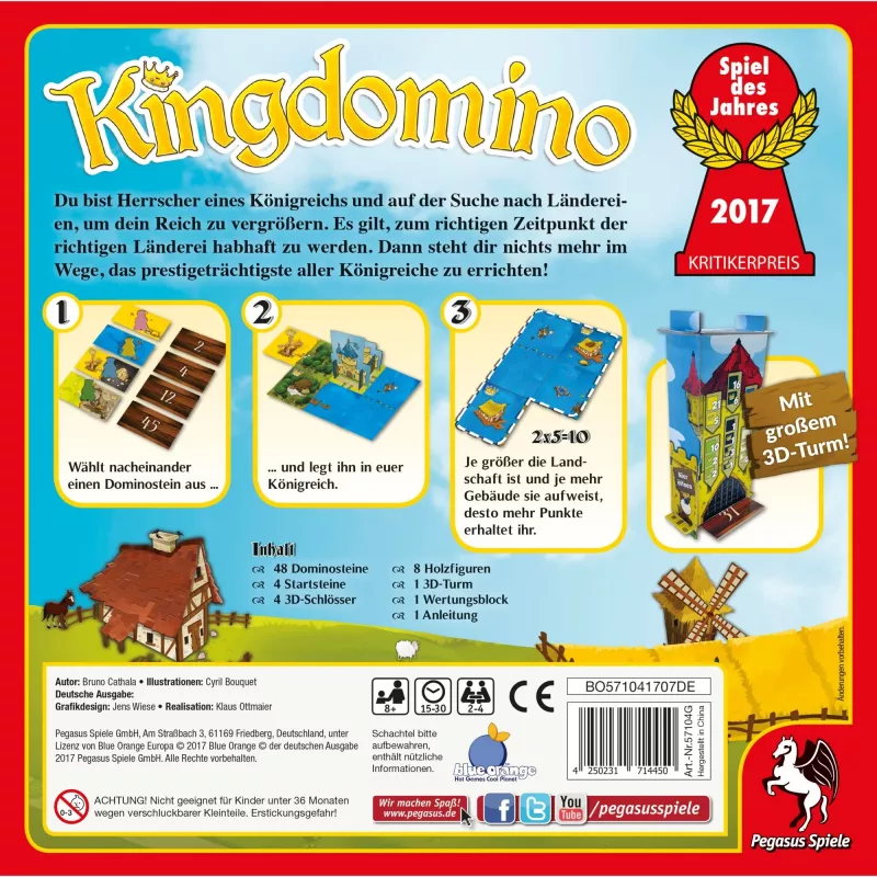 Kingdomino, aasta mäng 2017 laudmäng