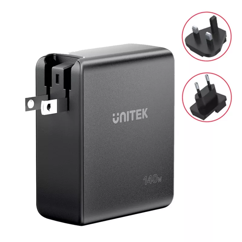 UNITEK P1115A mobiilseadme laadija Must