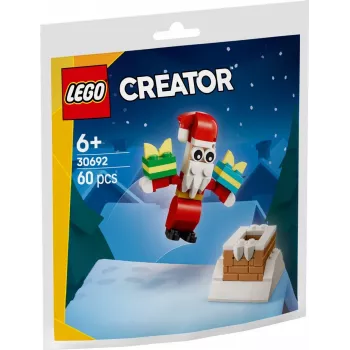 Ehitusmänguasi LEGO Jõuluvana korstna polükott 30692 – väike hooajaline ehituskomplekt