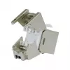 Shielded Cat.6A õhuke Keystone Jack, EQUIP 767223, Toolfree, RJ-45, lame, Silver, 8 pcs