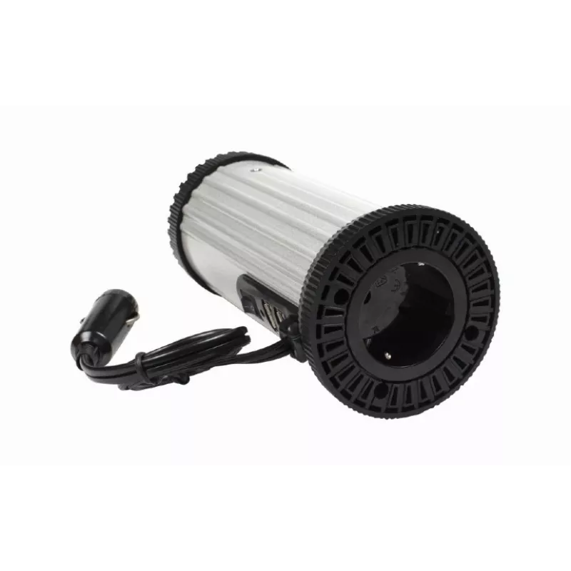Gembird EG-PWC150-01 toiteadapter/inverter Auto 150 W Must, Hall
