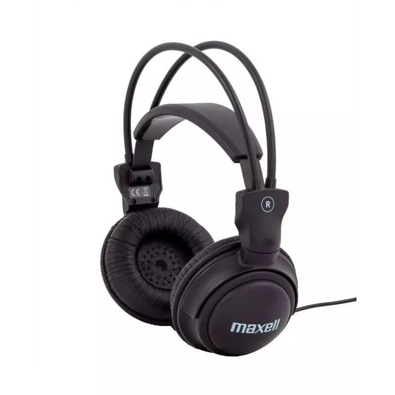 Kõrvaklapid Maxell Home Studio MAX-833, juhtmega ümberkõrvaklapid, 32 Ω, 98 dB, 16–22000 Hz, 5 m kaabel, kõrvakonks/peavõruga, must