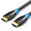 HDMI-kaabel Vention AACBN 15 m, HDMI tüüp A isane - HDMI tüüp A isane, HDMI 2.0, 18 Gbit/s, ARC, kullatud kontaktid, must
