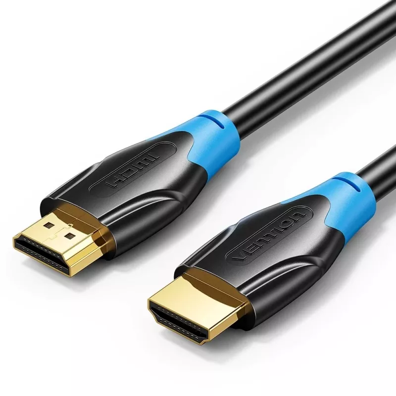 HDMI-kaabel Vention AACBN 15 m, HDMI tüüp A isane - HDMI tüüp A isane, HDMI 2.0, 18 Gbit/s, ARC, kullatud kontaktid, must
