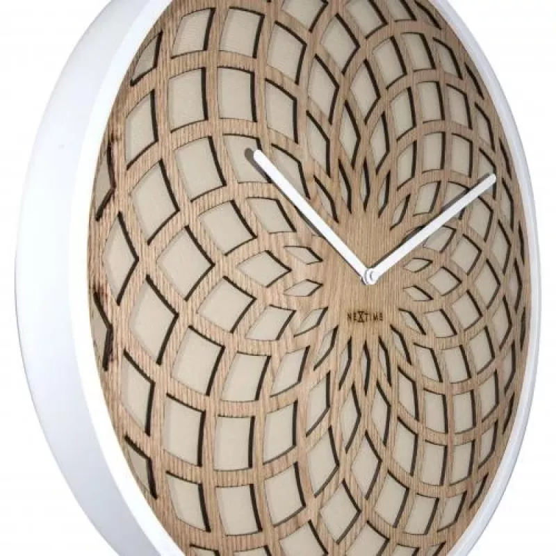 NeXtime klok 3150be Sun Small, Ø35 cm, Sein, Beež