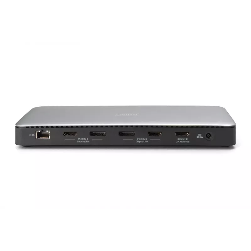 Digitus USB-C dokkimisjaam 13 pordiga USB 3.2 Gen 2 4K Ultra HD