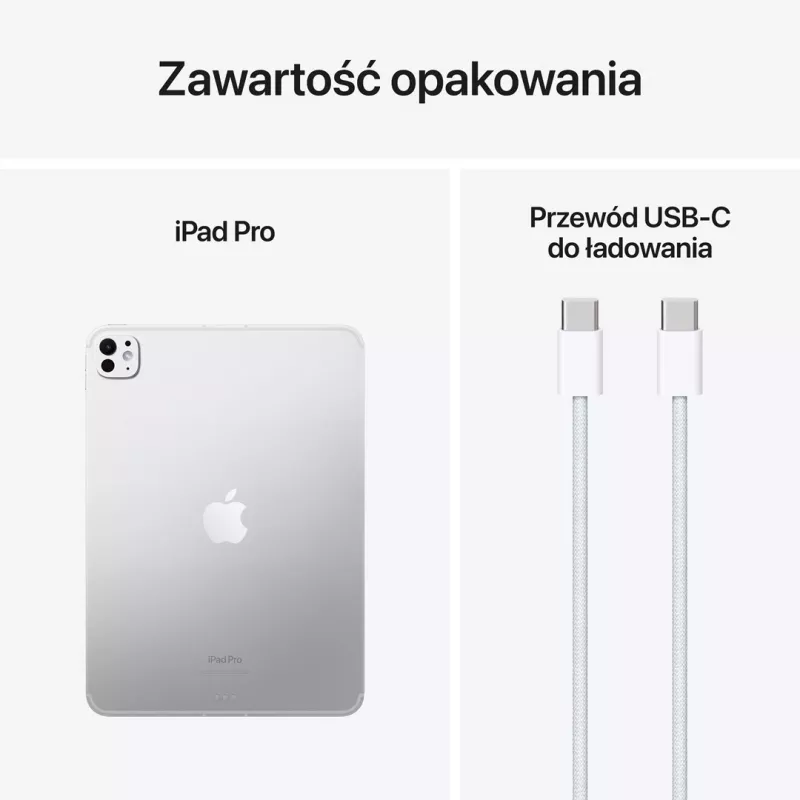 Apple iPad 11-tolline Pro WiFi + Cellular 2TB Nano-tekstuuriga klaasiga - Hõbedane