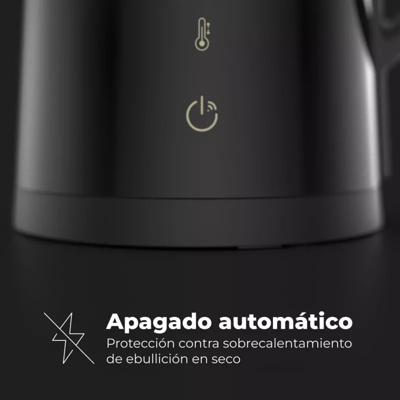 AENO EK7S elektriline veekeetja 1,7 L 2200 W Must