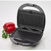 Clatronic ST/WA 3670 võileivagrill 800 W Must, roostevaba teras