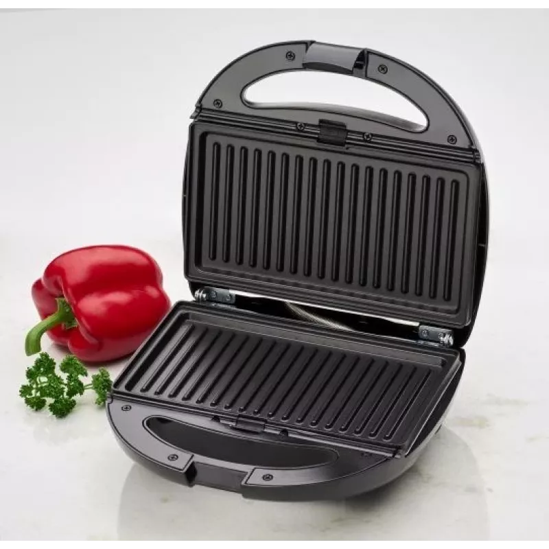 Clatronic ST/WA 3670 võileivagrill 800 W Must, roostevaba teras