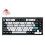 Mehaaniline klaviatuur Keychron Q1 Max — USB + RF juhtmevaba + Bluetooth, QWERTY Nordic, must, RGB