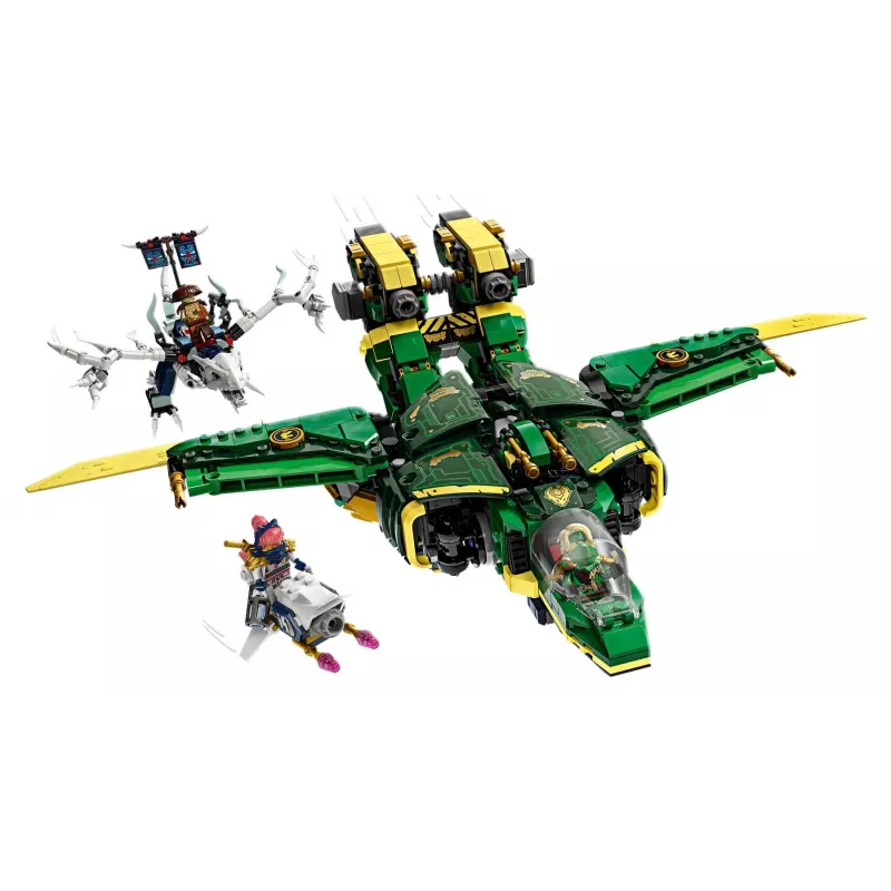 LEGO NINJAGO komplekt 71845 Lloyd’s Jet Mech — 1112 tükki, 5 minifiguuri, liigutatavad tiivad, kõrgus 240 mm