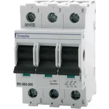 DOEPKE pealüliti 63A RH063-300 3 avakontaktiga RH063-300 (09981062)