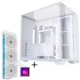 Lian Li O11 Vision Compact korpuse komplekt + HydroShift II LCD-S 360TL AiO - valge