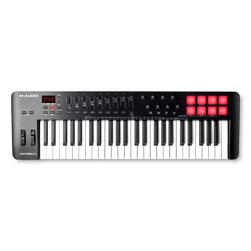 M-AUDIO Oxygen 49 (MKV) MIDI-klaviatuur 49 klahvi USB Must