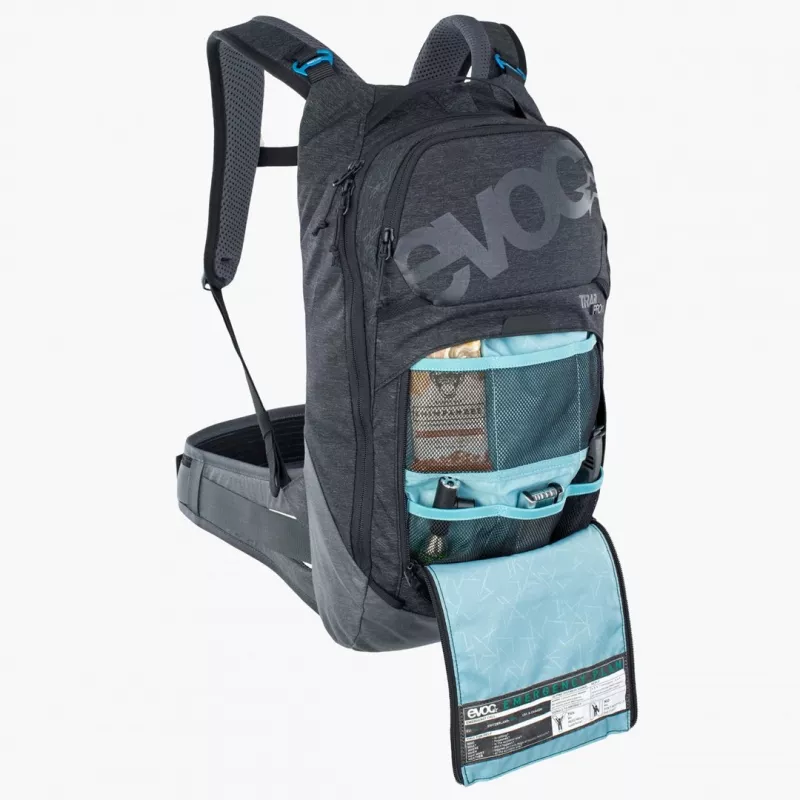 Jalgrattaseljakott EVOC Trail Pro 10L Carbon hall Sport