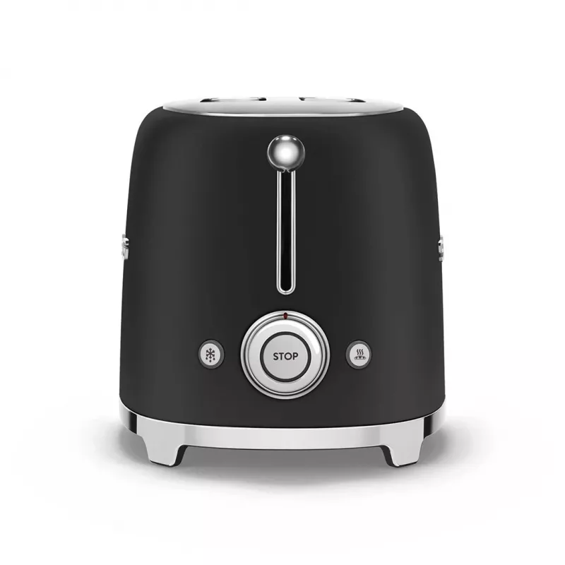 Röster Smeg 50's Style TSF01BLMEU 2 viilu Must Roostevaba teras