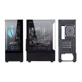 Korpus | GOLDEN TIGER | Toetatud emaplaadi vormitegurid ATX/mikro-ATX | Must | Midi Tower | Raider DK-6 | RAIDERDK6