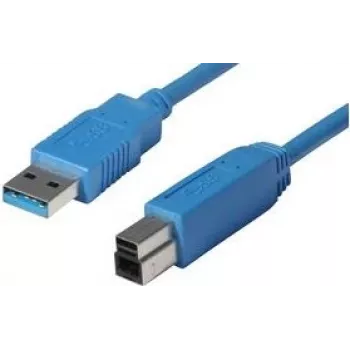 shiverpeaks BASIC-S USB 3.0 kaabel, A-pistik - B-pistik 1,8 m, kaabel ja pistik: sinine, topeltvarjestatud, max. (BS77032)