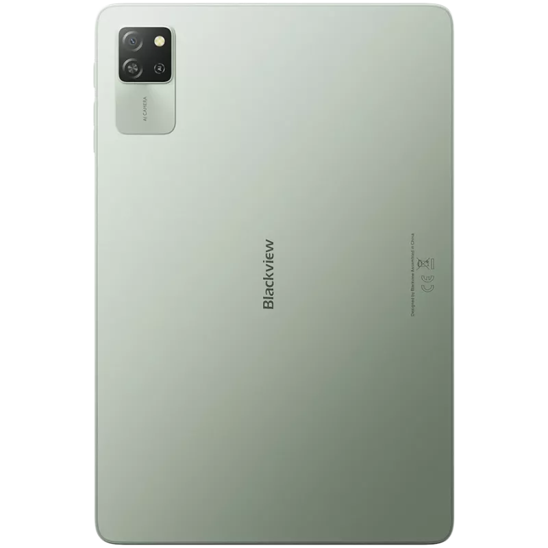 Blackview Tab 60 WiFi 4GB/128GB, 10.1-tolline HD IPS 800x1340, Kaheksatuumaline 1,8 GHz, 5MP esi-/8MP tagakaamera, aku 5100 mAh, USB Type-C, Android 14, roheline