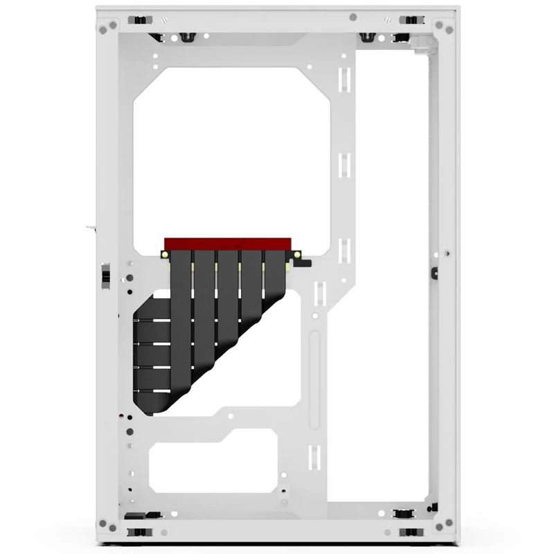 Arvutikorpus SSUPD Meshlicious Full Mesh PCIE 4.0 Edition Mini-ITX korpus - valge