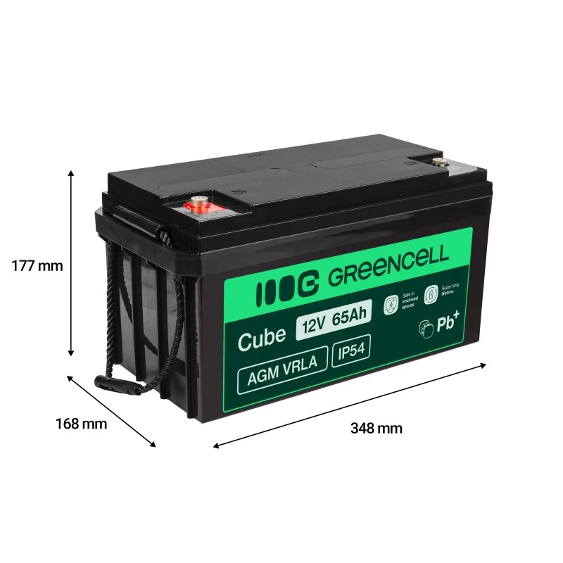 Aku AGM VRLA 12V 65Ah IP54