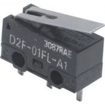 Omron D2F-01L2 mikrolüliti 30 V/DC 0,1 A 1 x sees/(sees) 1 tk Kotike