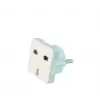 Gembird Cablexpert a-AC-UKEU-001 - Toiteadapter - Toiteadapter (S) toiteadapteriks (W) - Valge - Ühendkuningriik, Euroopa (a-AC-UKEU-001)