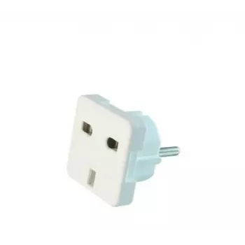 Gembird Cablexpert a-AC-UKEU-001 - Toiteadapter - Toiteadapter (S) toiteadapteriks (W) - Valge - Ühendkuningriik, Euroopa (a-AC-UKEU-001)