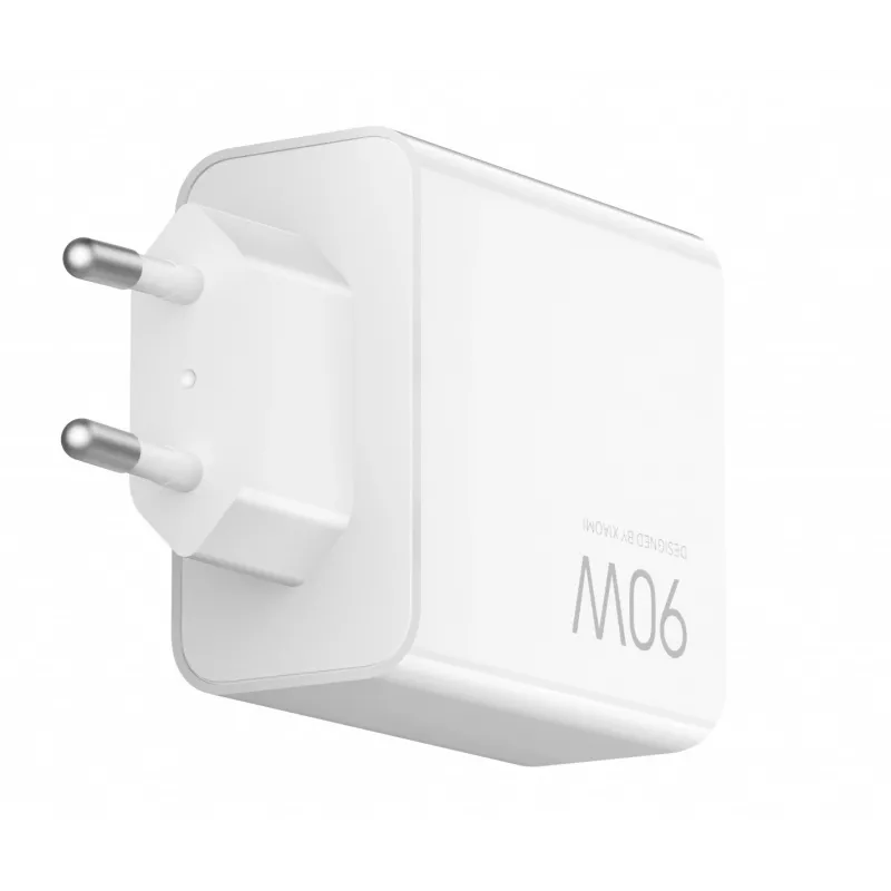 Toiteadapter Xiaomi 90W HyperCharge 3-Port EU — 90W USB-laadija kolme väljundpordiga (EL-pistik)