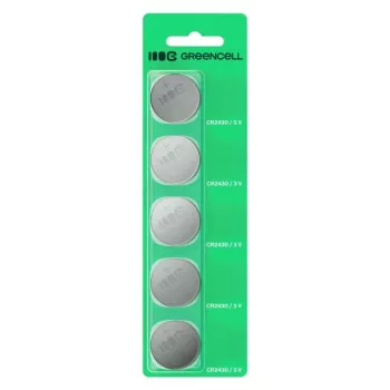 Nööpelemendipatarei roheline Cell CR2430 3V — 5 tk komplekt