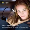 Varta 16618 - Klambriga taskulamp - must - hõbe - plastik - LED - 1 lamp - 9 lm