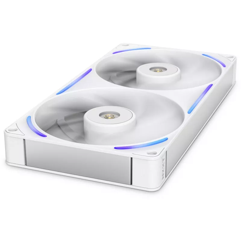 NZXT F280X RGB 140mm ARGB korpuse ventilaatorid – valge, 2-pack