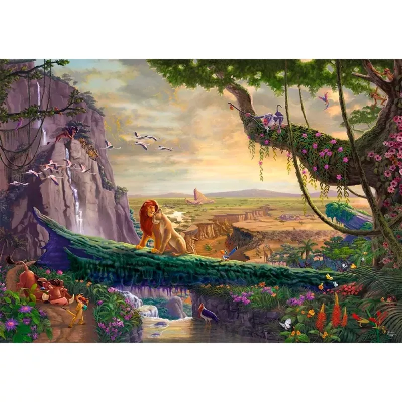Thomas Kinkade Studios: Disney Dreams Collection - The Lion King, Return to Pride Rock, pusle 6000 tükki