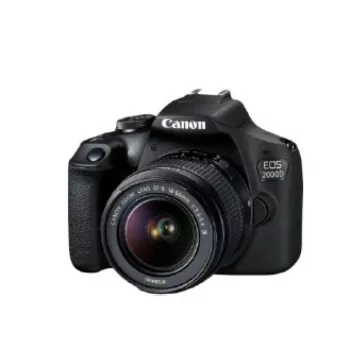 Canon EOS 2000D BK 18-55 IS II EU26 peegelkaamera komplekt 24,1 MP CMOS 6000 x 4000 pikslit Must