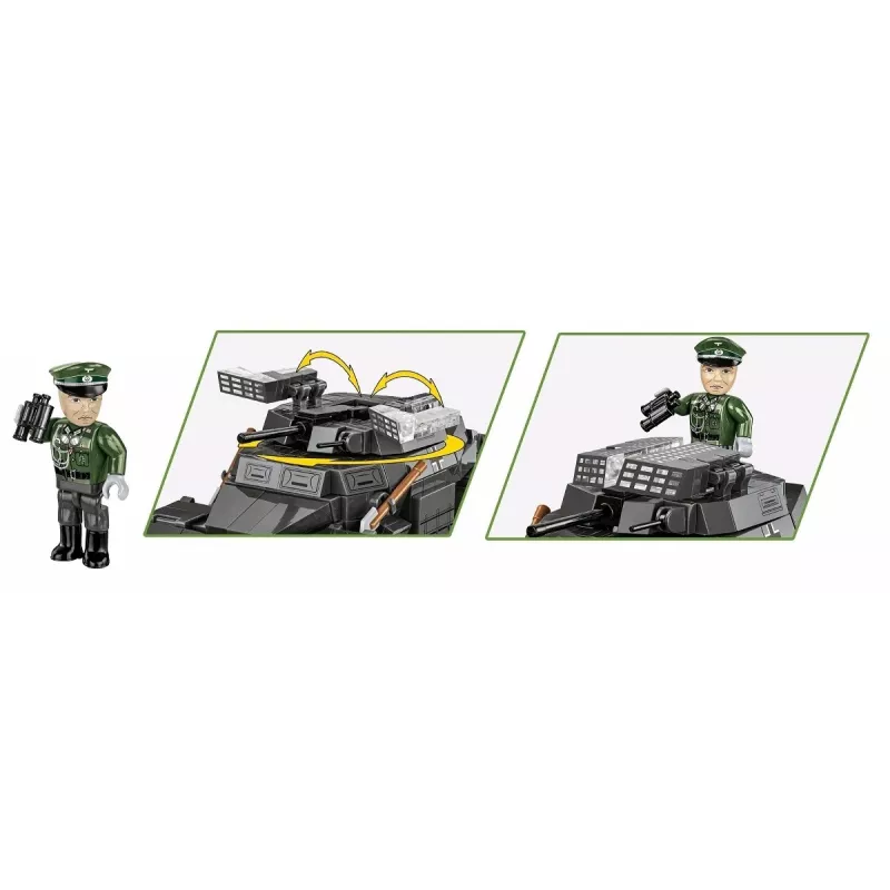 Cobi Blocks Sd.Kfz 222 mudelikomplekt COBI-2657 — 502 klotsi