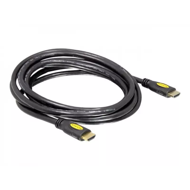 DeLOCK - Video- / Audiokaabel - HDMI - HDMI, 19-pin (M) - HDMI, 19-pin (M) - 5 m (82455)