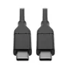 Eaton Tripp Lite Series USB-C kaabel (M/M) - USB 2.0, 5A (100W) nimivõimsus, 6 ft (1,83 m) - USB-kaabel - 24 kontaktiga USB-C (M) kuni 24 kontaktiga USB-C (M) - USB 2.0 - 20 V - 5 A - 1,83 m - vormitud