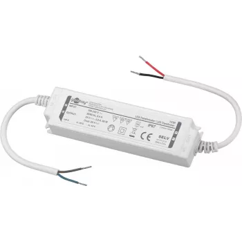 Goobay LED-Trafo 24 V DC 60 W IP67 - püsipingetrafo CV jaoks (74769)