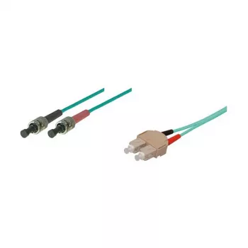 patch-kaabel LWL Duplex OM3 (Multimode, 50/125) SC/ST, LSZH, reversible polarity, 3m, Good Connections®