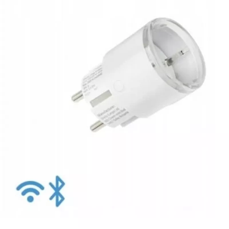 Nutikas pistikupesa Shelly Plug S Gen3 — „Wi‑Fi“ nutikas pistikupesa energiaseirega, Tüüp F, 110–230 V, 2500 W, valge