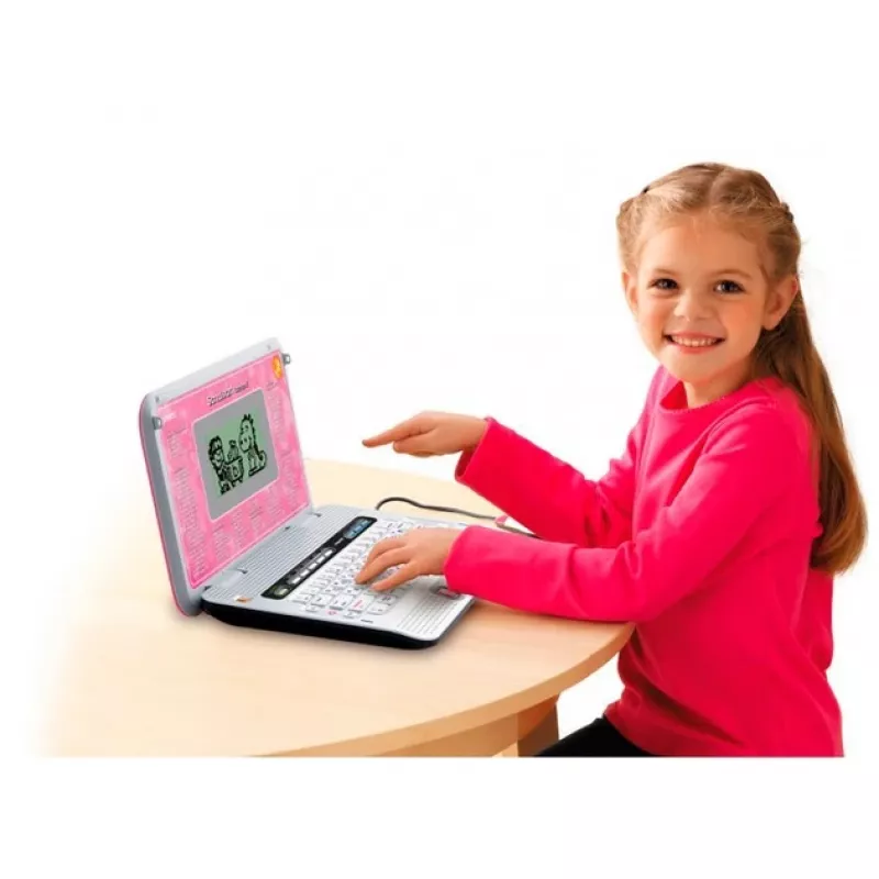 VTech Schulstart Laptop E, 6 a, roosa VTech Schulstart Laptop E. Soovitatav vanus (min): 6 a, Soovitatav vanus (max): 8 a, Toote värv: roosa