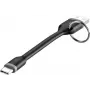 Renkforce RF-3425172 USB-kaabel 0,1 m USB 2.0 USB A USB C Must (RF-3425172)